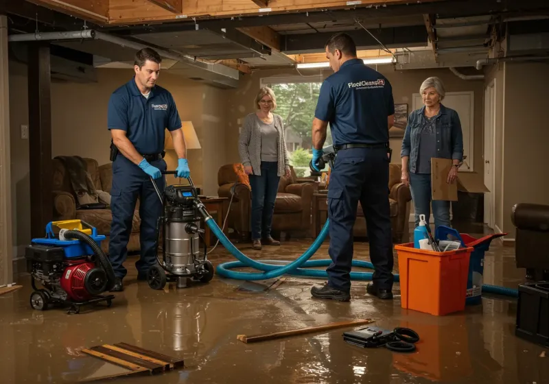 Basement Water Extraction and Removal Techniques process in Hays, NC