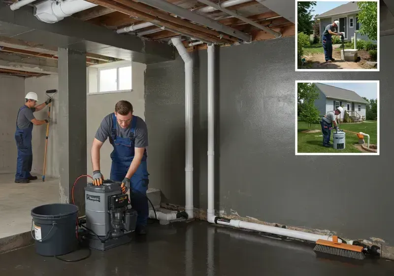 Basement Waterproofing and Flood Prevention process in Hays, NC